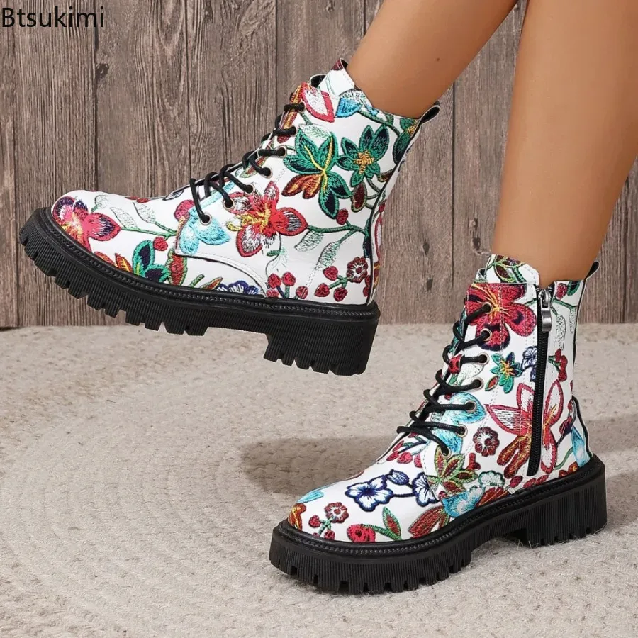 Ethnic Fashion Women - Новые модные женские ботинки с боковой