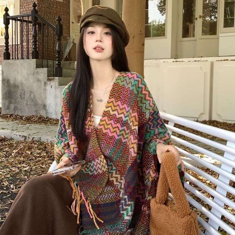 Go Ethnic Fashion - Дорожная шаль в этническом стиле 110*175