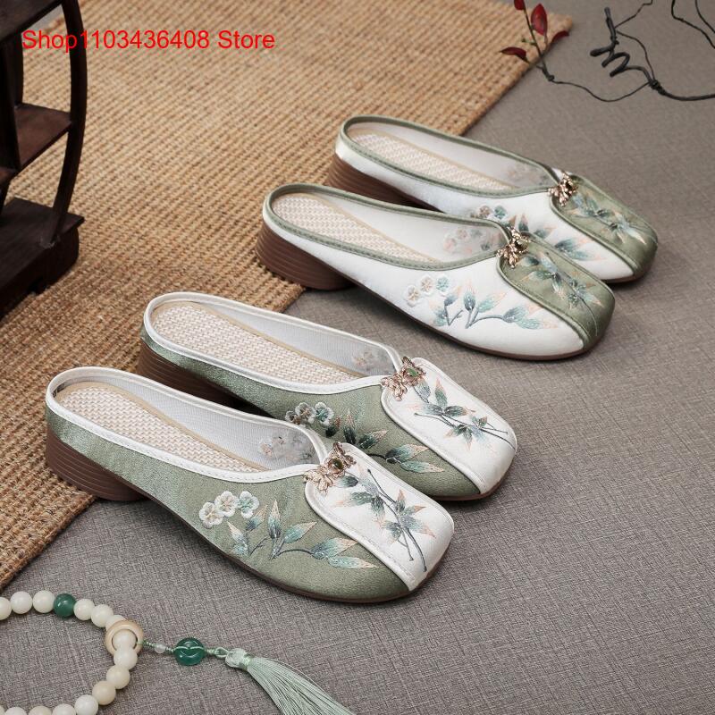Новые вышитые домашние тапочки – обзор и цена Ethnic Fashion Women