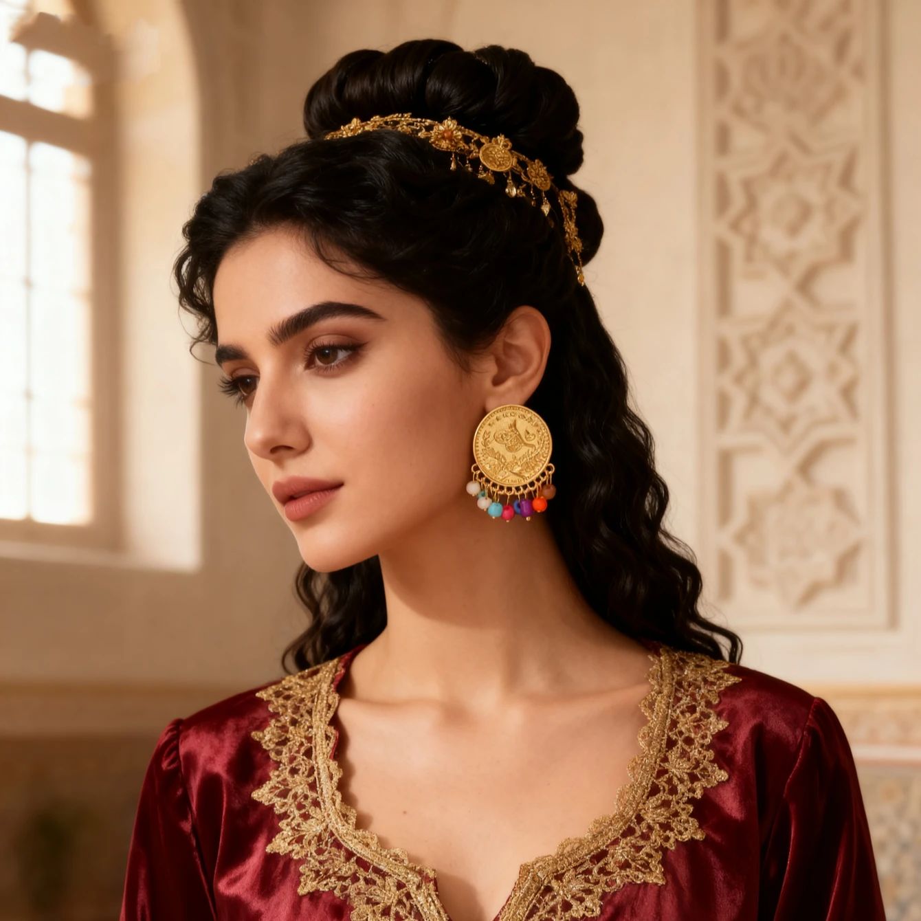 Турецкие серьги-монеты, позоло – обзор и цена Ethnic Fashion Co In