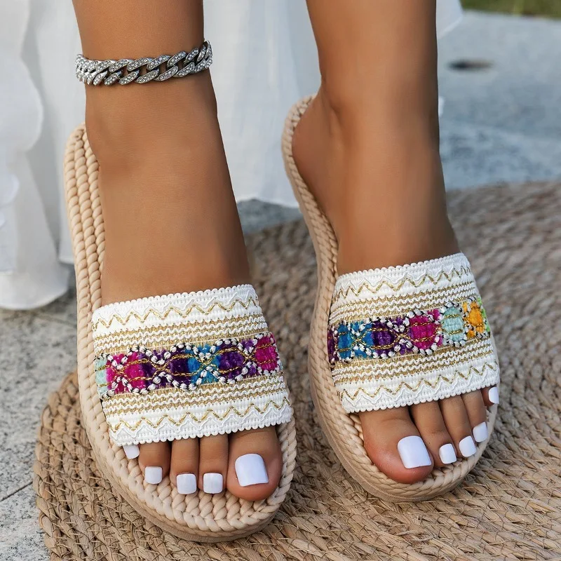 Женские шлепанцы для улицы, пл – обзор и цена Ethnic Modern Fashion